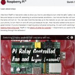 Raspberry Pi in the classroom (Y5) - sensors and switching