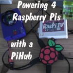 PiHub powering four Raspberry Pis at once
