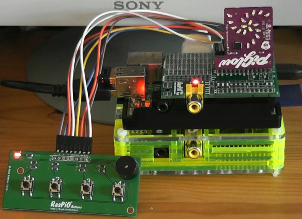 Using PiGlow with GPIO button control on the Raspberry Pi – RasPi.TV