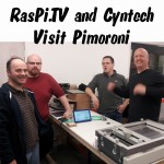 Trip to Pimoroni to discuss HDMIPi case design