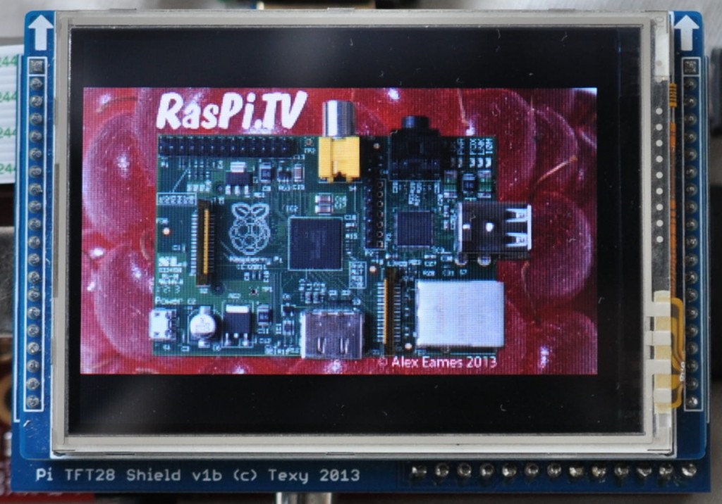 Texy 2.8 inch TFT for the Raspberry Pi