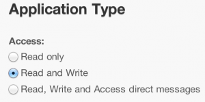 Give your app Read and Write permissions
