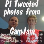 Tweeted Photos on a Pi  from the Cambridge Jam