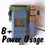 How Much Less Power does the Raspberry Pi B+ use than the old model B?