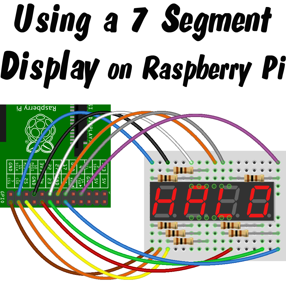 How to drive a 7 segment display directly on Raspberry Pi ... circuit diagram for 7 segment decoder 