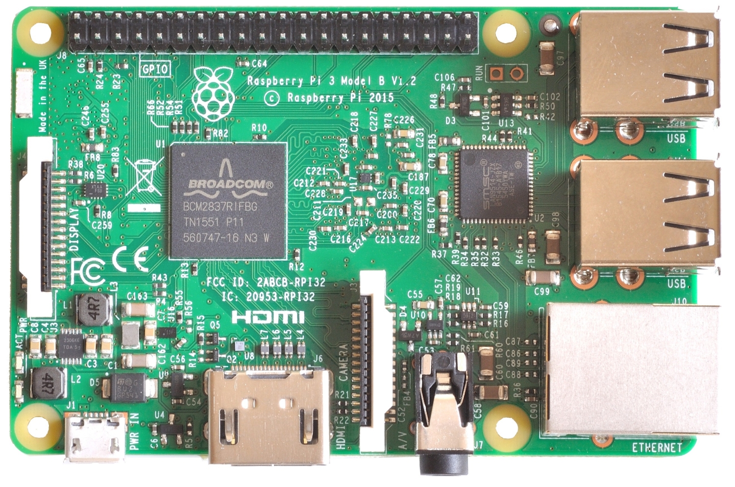 Raspberry Pi 3 model B launches today – 64-bit quad A53 1.2 GHz