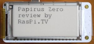 PaPirus Zero Text demo
