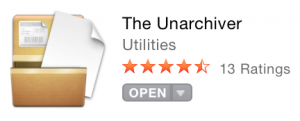 The Unarchiver - FREE in the app store