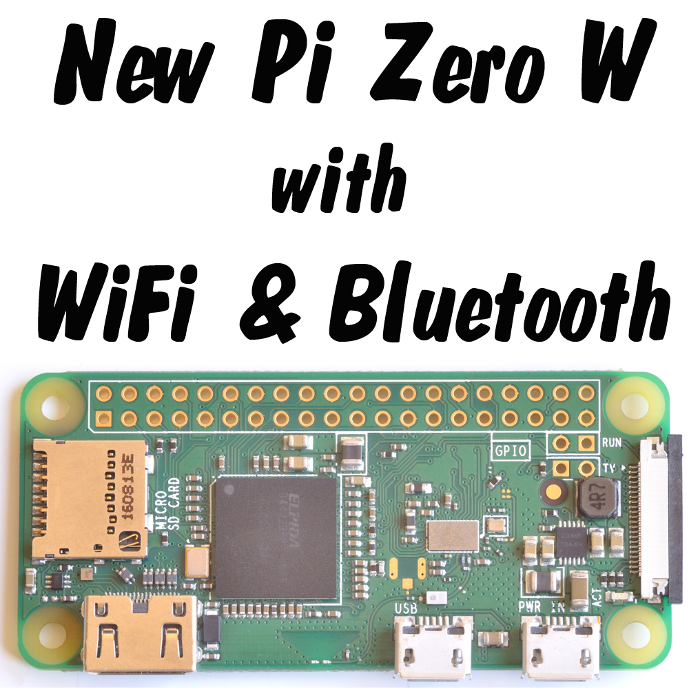 Raspberry Pi Zero W, the low-cost pared-down Pi, with built-in WiFi and  Bluetooth