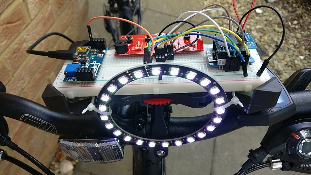 You CAN mount a full-size breadboard on your bike!