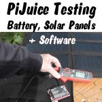 PiJuice Testing battery + solar panels