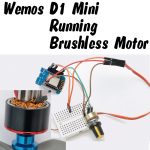 Using Wemos D1 mini to control a brushless motor with ESC and servo signals